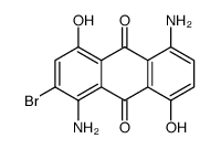 1,5-二氨基-2-溴-4,8-二羟基蒽醌结构式