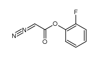 2-fluorophenyl 2-diazoacetate结构式