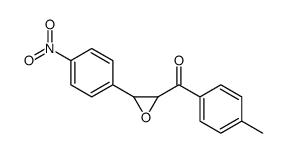 (4-methylphenyl)-[3-(4-nitrophenyl)oxiran-2-yl]methanone结构式