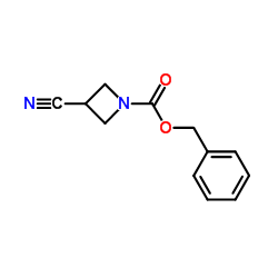 Benzyl 3-cyano-1-azetidinecarboxylate Structure