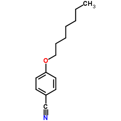 4-(庚氧基)苯甲腈结构式