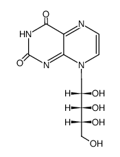 8-(D-ribityl)lumazine Structure