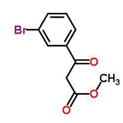 3-(3-溴苯基)-3-氧丙酸甲酯结构式