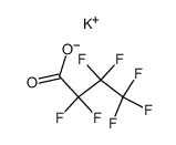 Potassium heptafluorobutyrate结构式