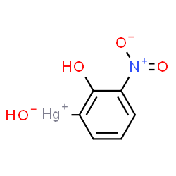 Hydroxymercuri-o-nitrophenol Structure