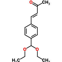 (3E)-4-[4-(Diethoxymethyl)phenyl]-3-buten-2-one结构式