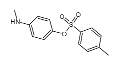 toluene-4-sulfonic acid-(4-methylamino-phenyl ester) Structure