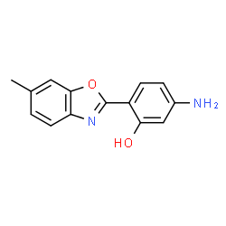 5-氨基-2-(6-甲基苯并[D]恶唑-2-基)苯酚结构式