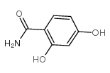 2,4-二羟基苯甲酰胺结构式