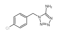1-(4-氯苄基)-1H-1,2,3,4-四唑-5-胺结构式