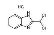 2-(dichloromethyl)benzimidazole hydrochloride结构式