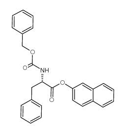 Z-l-苯基丙氨酸-2-萘酯结构式