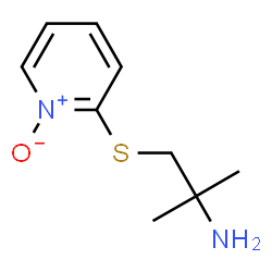 2-Propanamine,2-methyl-1-[(1-oxido-2-pyridinyl)thio]-(9CI) Structure