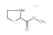 噻唑烷-2-甲酸甲酯 盐酸盐结构式