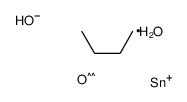 butyl-hydroxy-oxotin,hydrate Structure