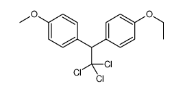 1-ethoxy-4-[2,2,2-trichloro-1-(4-methoxyphenyl)ethyl]benzene结构式