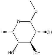 Methyl 6-deoxy-β-L-idopyranoside Structure