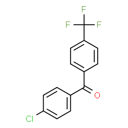 (4-chlorophenyl)(4-(trifluoromethyl)phenyl)Methanone Structure