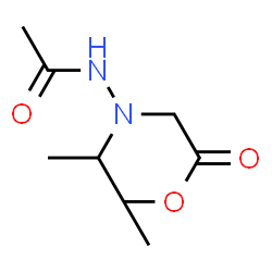 Acetic acid,[2-acetyl-1-(1-methylethyl)hydrazino]-,methyl ester (9CI) Structure