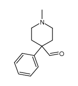 1-methyl-4-phenyl-piperidine-4-carbaldehyde Structure