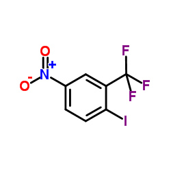 1-Iodo-4-nitro-2-(trifluoromethyl)benzene Structure