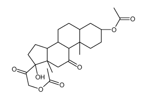 3β,17,21-Trihydroxy-5β-pregnane-11,20-dione 3,21-Diacetate structure