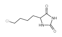 2,4-Imidazolidinedione,5-(4-chlorobutyl)- Structure