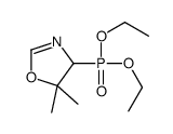 4-diethoxyphosphoryl-5,5-dimethyl-4H-1,3-oxazole结构式