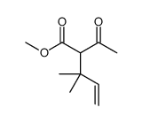methyl 2-acetyl-3,3-dimethylpent-4-enoate Structure
