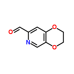 2,3-二氢[1,4]二恶并[2,3-c]吡啶-7-甲醛结构式