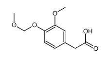 2-[3-methoxy-4-(methoxymethoxy)phenyl]acetic acid Structure
