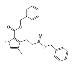 benzyl 3-(3-(benzyloxy)-3-oxopropyl)-4-methyl-1H-pyrrole-2-carboxylate Structure