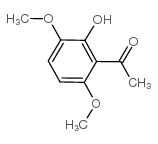 1-(2-羟基-3,6-二甲氧基苯基)乙基-1-酮结构式