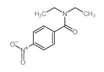 Benzamide, N,N-diethyl-4-nitro- Structure