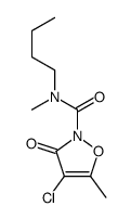 N-butyl-4-chloro-N,5-dimethyl-3-oxo-1,2-oxazole-2-carboxamide Structure