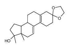 17β-Hydroxy-17-Methyl-estra-5(10),9(11)-dien-3-one Cyclic 1,2-Ethanediyl Acetal structure