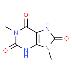 1,9-DIMETHYL-2,6,8-TRIHYDROXYPURINE Structure