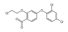 2-(2-chloroethoxy)-4-(2,4-dichlorophenoxy)-1-nitrobenzene Structure