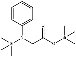 N-Phenyl-N-(trimethylsilyl)glycine trimethylsilyl ester Structure