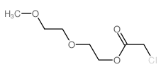 Acetic acid, 2-chloro-,2-(2-methoxyethoxy)ethyl ester结构式