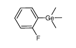 (2-fluorophenyl)trimethylgermane结构式