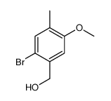 (2-bromo-5-methoxy-4-methylphenyl)methanol Structure