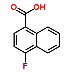 4-Fluoro-1-naphthoic acid structure