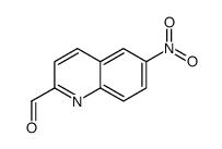 6-硝基喹啉-2-甲醛结构式