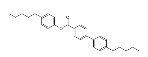 (4-hexylphenyl) 4-(4-pentylphenyl)benzoate结构式