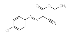 Acetic acid,[(4-chlorophenyl)azo]cyano-, ethyl ester (9CI) Structure