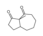 8a-methyl-3,3a,4,5,6,7-hexahydro-2H-azulene-1,8-dione结构式
