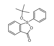 1-tert-Butoxy-1-phenyl-1H-1λ4-benzo[c][1,2]oxathiol-3-one结构式