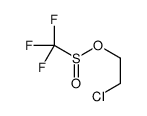 2-chloroethyl trifluoromethanesulfinate Structure