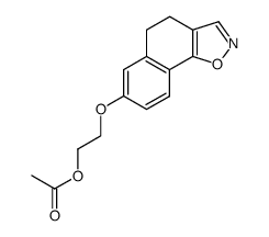 1-acetoxy-2-(4,5-dihydro-naphtho[2,1-d]isoxazol-7-yloxy)-ethane Structure
